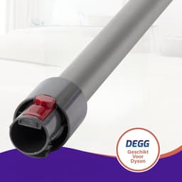 DEGG® - Accessoires set - Geschikt voor Dyson - Turboborstel + Steel/Zuigbuis (zilver) - Passend op: V7, V8, V10, V11 en V15 - Premium Kwaliteit — thumbnail 2