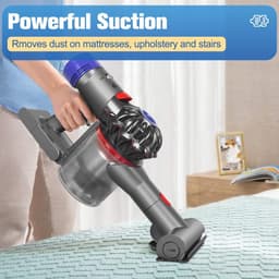 Toepasbare mini-gemotoriseerde borstel voor matrassen, bekleding en trappen, Geschikt voor Dyson V11 V10 V8 V7 — thumbnail 4