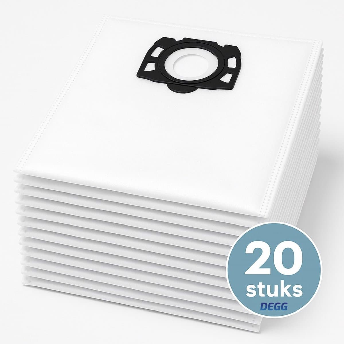 DEGG® – Stofzuigerzakken 20 stuks – Voordeelverpakking – Geschikt voor Kärcher WD4, WD5, WD6, MV4, MV5 & MV6 – Extra Sterk, Duurzaam & Voordelig — afbeelding 1