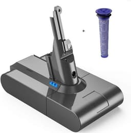 SIDANO® Vervangende Accu - Batterij geschikt voor Dyson V8 - 4000mAh - met 1 filter (voorfilter) — thumbnail 1