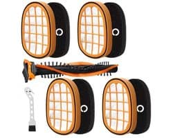 Onderdelen geschikt voor Philips Speedpro Max - Aqua - Filter - Stofzuigeraccessoires - Filterkussens - Stofzuiger onderdeel - Rolborstel - 6-delige set