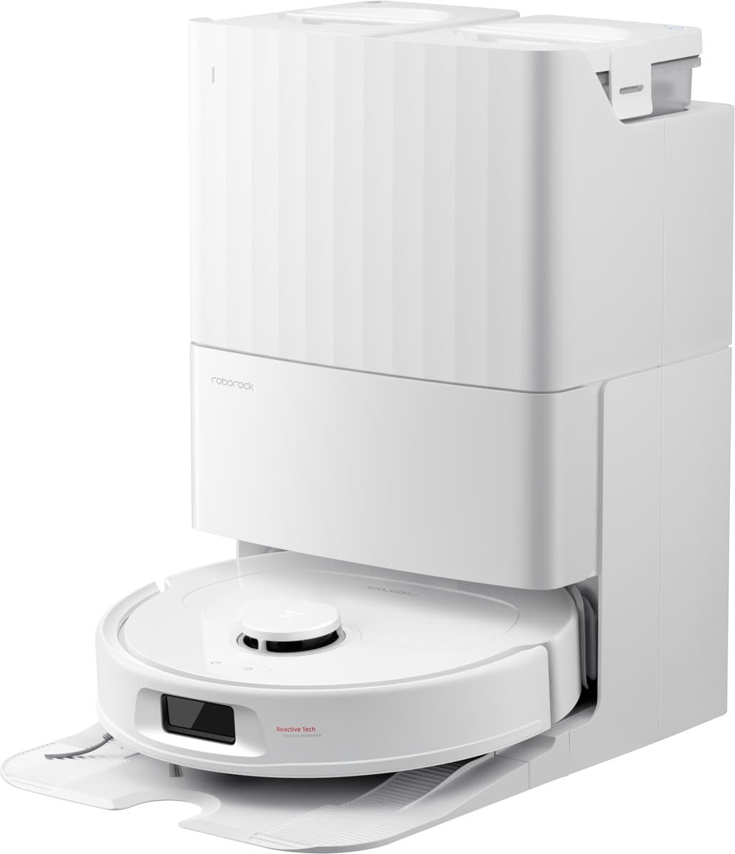 Roborock QR598 robotstofzuiger - 8000Pa - met dweilfunctie - Dual Liftable Spinning Mops - anti-verstrengeling - Reactive Tech Obstacle Avoidance - Zelfreinigend - Qrevo upgrade — afbeelding 1