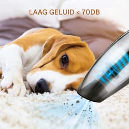 Kruimeldief - Kruimelzuiger snoerloos - Handstofzuiger met 4 opzetstukken - met 4 HEPA filters - Handstofzuiger Draadloos - Nat & Droog – Lichtgewicht Kruimelzuiger - Zwart — thumbnail 5