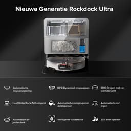 Roborock Saros 10 Robotstofzuiger met Dweil–22000Pa– 7,98 cm Ultradun– Auto Afneembare Mop– AI 3.0 Obstacle Vermijding– Auto Wasmiddeldosering– 80℃Heet water dweilwassing & Dock Zelfreiniging– Wit– S8 MaxV Ultra Upgrade-versie — thumbnail 4