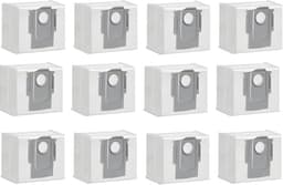 PolkaHome 12 Stofzuigerzakken voor Roborock S8+/S8 Pro Ultra/S7 MaxV Ultra/S7 Pro Ultra/Q7+/Q7 Max+/Q8 Max+/ Q5 Pro+ stofzuiger afzuigstation, stofzak, reserveonderdelen, accessoires voor Roborock — thumbnail 2