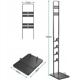 Rosfix Houder Vloerstand Metalen Basis 4 Houder voor Mondstukken - 22x29cm, 127cm - Geschikt voor Dyson — thumbnail 4