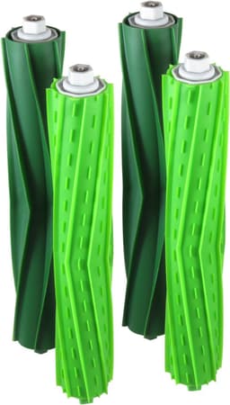 4x Dparts rubberen borstels geschikt voor iRobot Roomba - voor E, I en J series - E5 E6 i3 i3+ i4 i4+ i5 i5+ i6 i6+ i7 i7+ i8 i8+ J7 J7+ - dubbele borstel vervangingsset — thumbnail 1