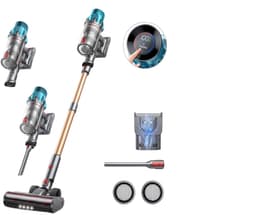 Steelstofzuiger - Stofzuiger - Draadloze - Vacuum Cleaner - 550W - 45kPa Zuigkracht - LED Touchscreen – Tot 60 Min Gebruiksduur – Brushless Motor — thumbnail 1