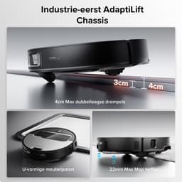 Roborock Saros Z70 – Robotstofzuiger en dweilrobot – Met OmniGrip-arm – 22.000 Pa – Aangedreven door AI – 7,98 cm ultradun – FlexiArm Riser – Tech AdaptiLift-chassis – Vermijdt obstakels – Multifunctioneel dock 4.0 — thumbnail 2