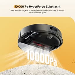 Roborock Q7 M5–Robotstofzuiger met dweilfunctie–10000 Pa sterke zuigkracht–Dubbel antiklitsysteem– 150 min gebruiksduur– LiDAR-navigatie–Stofzuigerrobot voor tapijt– Dierenharen–Zwart–Q5 PRO Upgrade — thumbnail 4