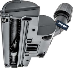 SQOON® Turbozuigmond universeel 30-37 mm - Geschikt voor diverse stofzuigers - Met nylon borstelharen - Ideaal voor tapijt en dierenharen — thumbnail 4