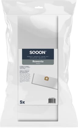 SQOON® Stofzuigerzakken Geschikt voor Rowenta Vorace - Vervangt 6.959-130.0 / ZR804 / 2681009171 - High Filtration voor Industriële Stofzuigers — thumbnail 2