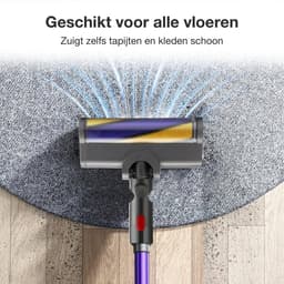 SVENNE® Zuigmond met Groen Licht en Stofdetectie - Geschikt voor Dyson V15 / V11 / V10 / V8 / V7 - Mondstuk met LED Verlichting - Parketborstel Accessoires & Onderdelen voor Steelstofzuiger - Opzetstuk Borstel - Triggerlock - Wasbaar — thumbnail 4