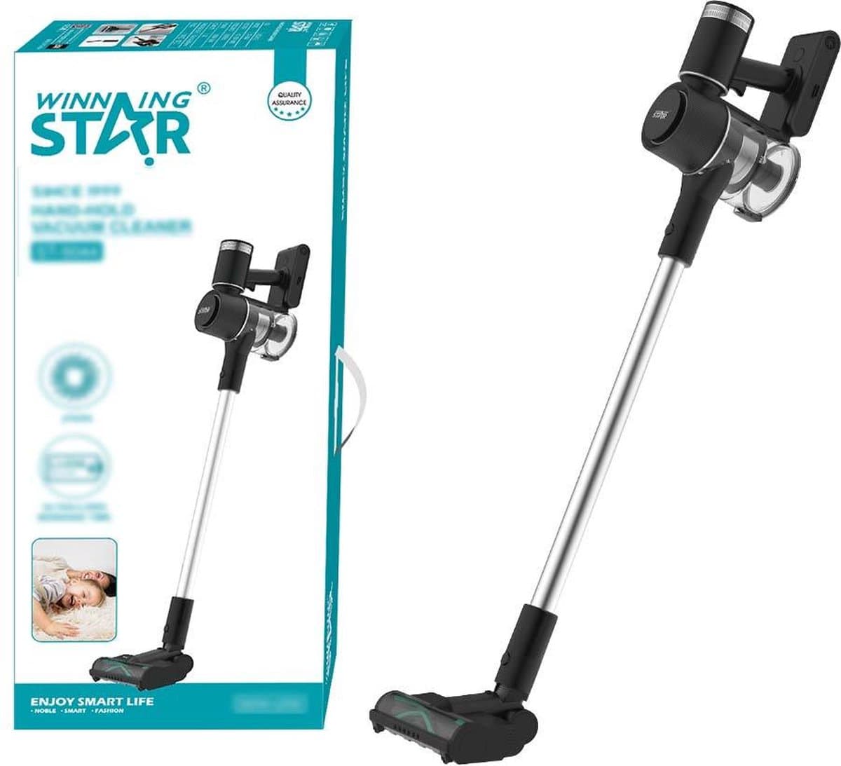 Winning Star ST-5044 Accu Steelstofzuiger Zonder Zak 1Liter — afbeelding 1