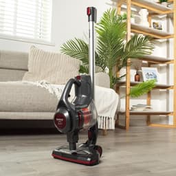 Draadloze Stofzuiger - Steelstofzuiger Handstofzuiger - Huis Snel Reinigen - 2-in-1 Functionaliteit - 12 Liter - Rood — thumbnail 3