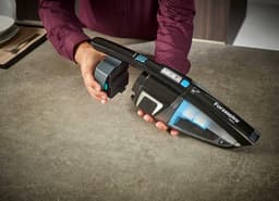 Draadloze Steelstofzuiger - Accu Stofzuiger Handstofzuiger - Snel Huis Reinigen - Inklapbare Handgreep Turbofunctie - 04 l - Zwart Blauw — thumbnail 5