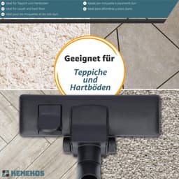 Stofzuigermond voor buizen van 32-35 mm universele stofzuigerborstel, kunststof vloerzuigmond met 2 rollen Geschikt voor Miele aeg Siemens Bosch Kärcher etc. — thumbnail 5