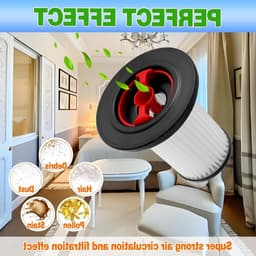 2 Vervangfilters voor Bosch Unlimited Gen2 Serie 8 Stofzuiger met HEPA Filter en Schoonmaakborstel, Geschikt voor Stofzuiger Onderdelen en Accessoires — thumbnail 4