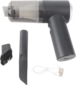 Draagbare Stofzuiger - Handstofzuiger Mini - Bureau Reinigen - Met LED-licht - 0.1L Capaciteit - Wit — thumbnail 5