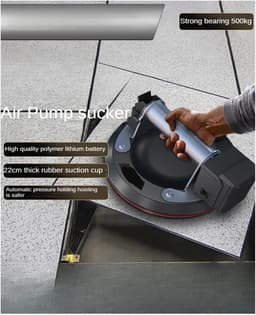 Vacuümzuignap - Tegellifter Glaslifter - Materiaal Verplaatsen - Robuust Roestvrij Staal - 1.5 kg - Niet gespecificeerd — thumbnail 5
