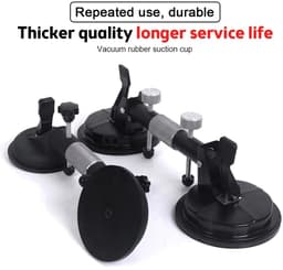 Zuignappen voor glas - Vacuüm lifter - Materiaal verplaatsen - Hoge zuigkracht - 150KG - Zilver — thumbnail 2