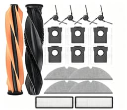 18-delige accessoireset voor de Dreame D20 Pro , D20 Pro Plus robotstofzuiger - inclusief 1 paar hoofdborstel, 4 zijborstels, 2 filters, 4 doeken, 6 stofzakken — thumbnail 1