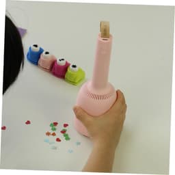 Mini Stofzuiger - Desktopreiniger Handheld - Bureau Schoonmaken - Draadloos Oplaadbaar - 7x7x17.5 cm - Roze — thumbnail 2
