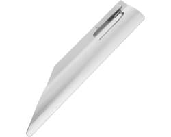 Kruimelveger Roestvrijstaal - Tafelkrabber - Snel Kruimels Verwijderen - Gladde Afwerking - 14 x 8.5 cm - Zilver