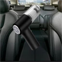Handstofzuiger Auto - Mini Stofzuiger - Snel Schoonmaken - 6000Pa Zuigkracht - 1200mAh Batterij - Wit — thumbnail 4