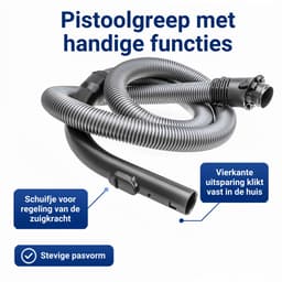 Kleanburg® Stofzuigerslang geschikt voor Miele Complete C2, Compact C1, S4000 / S5000 Series — thumbnail 4