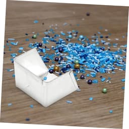 Metalen Stofblik - Bureaugadget Mini - Bureau Schoonmaken - Glad Oppervlak - 7 x 7 x 5 cm - Zilver — thumbnail 2