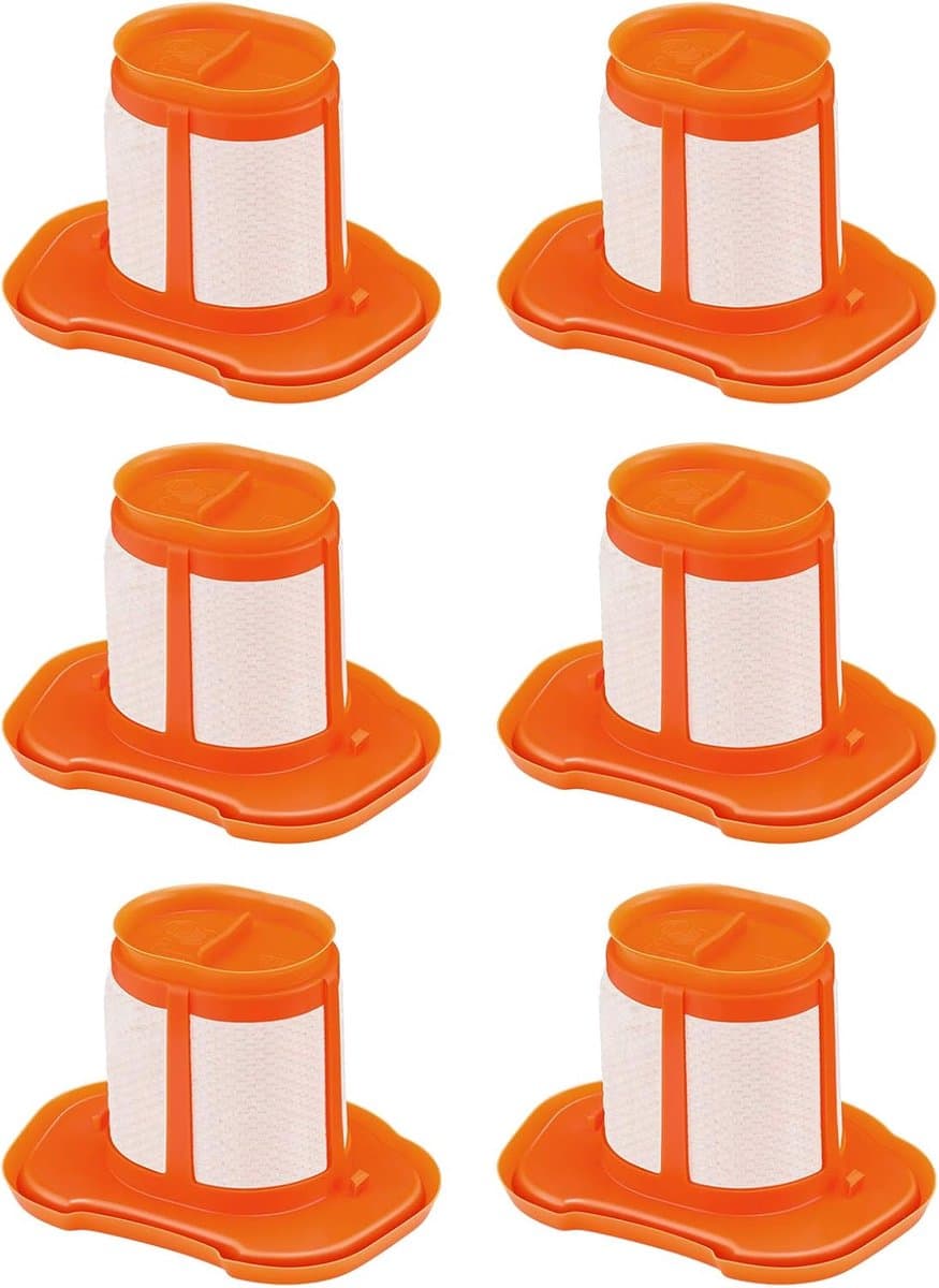 Set van 6 accessoires geschikt voor BLACK+DECKER handstofzuigers, inclusief filters en cartridges. — afbeelding 1