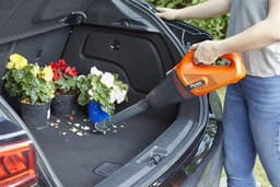 Accu Tuinstofzuiger - Bladzuiger Tuin - Tuinafval Verzamelen - Lichtgewicht Ergonomisch - 13 kg - Oranje Grijs — thumbnail 3