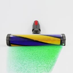 Groene Stof Onthullende Borstelkop Compatibel met Dyson V10 Slim/V12 Slim XB Geel Blauw Zacht Fluweel — thumbnail 3