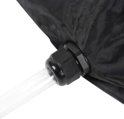 Airco Reinigingszak - Wandunit Cover - Onderhoud Thuis - Waterdicht Oxford Materiaal - 100 cm Lengte - Zwart — thumbnail 3