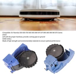 Dailygoods- Wielmodule Duurzaam - Aandrijfwielmodule - Links/Rechts - Compatibel met Roomba 500/600/700/800/900 Serie - Antislip Eigenschappen - Eenvoudig te Installeren - Stofzuigerwielen — thumbnail 4