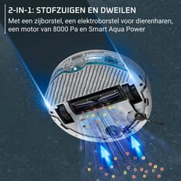 Rowenta X-Plorer Serie 280 RR88H7 - Robotstofzuiger - 8.000 Pa - Anti-klit technologie - Navigatie - Stofzuigen en dweilen — thumbnail 3