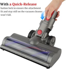 Direct Drive-reinigingskop Geschikt voor turboborstel en snelsluiting Geschikt voor Dyson V7 V8 V10 V11 V15 stofzuigers, Geschikt voor harde borstelrol en LED-verlichting. — thumbnail 4