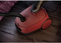 Steelstofzuiger - Stofzuiger met zak - Huishouden Schoonmaken - 3 Vermogensniveaus - 650W - Rood Zwart — thumbnail 2
