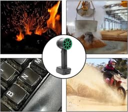 Krachtige Turboventilator - Mini Jet Fan - Stof en Vuil Verwijderen - Borstelloze Motor - 50mm - Zwart — thumbnail 4