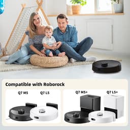 10 stuks Reserve Accessoires voor met Roborock Q7 M5/M5+, Q7 L5/L5+ Robotstofzuiger - 1 Hoofdborstel, 3 Filters, 4 Zijborstels, 2 Dweildoeken — thumbnail 3