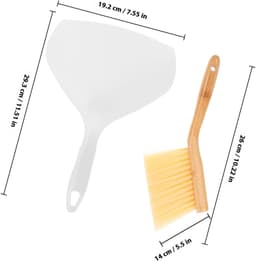 Mini Veegset - Stoffer Borstel - Desktop Schoonmaken - Compact Lichtgewicht - 26 cm Bezem - Diverse Kleuren — thumbnail 5