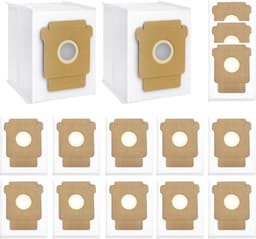 15 stuks stofzuigerzakken geschikt voor iRobot Roomba 105 Vac, 104/105 Combo, Plus 405/505 Combo, 705 Max Vac, i7+ i3+ i4+ i5+ i6+ i8+ j5+ j6+ j7+ j8+ j9+ s9+, ISJ-serie - Deze wegwerpstofzuigerzakken hebben een grote capaciteit — thumbnail 1
