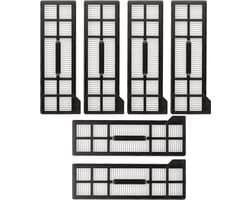 Wasbaar filter geschikt voor EUFY X10 Pro Omni Robotstofzuiger - Vervanging - 6 stuks