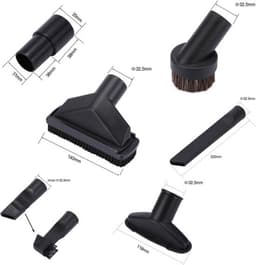 6 stuks - Mondstuk stofzuiger set - Stofzuiger zuigmonden - Geschikt voor karcher stofzuiger WD1 WD2 WD3 NT18/1 NT25/1 NT30/1 NT38/ - voor Autoverzorging Bank Naaimondstuk — thumbnail 2