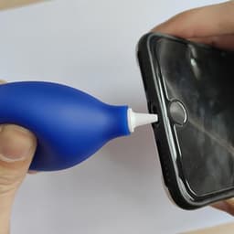 Handstofzuiger Ventilator - Luchtstofblazer Reiniger - Computer Reinigen - Antislip Ergonomisch - 19G Gewicht - Zwart — thumbnail 4
