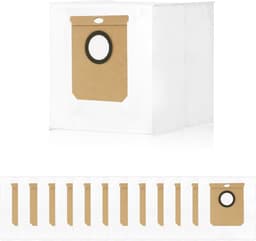 12 stofzuigerzakaccessoires voor Eufy Clean L60 Ses / L60 Hybrid Ses / L50 Ses, stofzuigerzakken met grote capaciteit van 2,5 liter voor Eufy — thumbnail 1