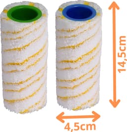 Vervangingsrollen compatibel met Karcher FC7 / FC5 / FC3 [Set 4] Vervangingsrollen 2.055-006.0 — thumbnail 2