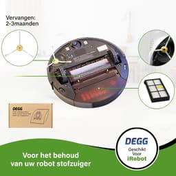 DEGG® - Zijborstel geschikt voor iRobot roomba 800/900 serie - Geschikt voor iRobot roomba onderdelen - Roomba Spinners - 5 STUK(S) — thumbnail 2