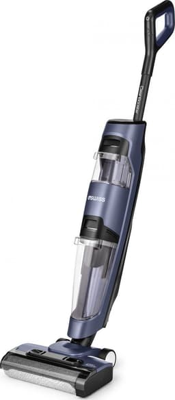 4Swiss Smart stofzuiger VC024, snoerloze stofzuiger met dweilfunctie, nat- en droogzuiger met dubbele tank, zelfreinigende functie, LED-display — thumbnail 1